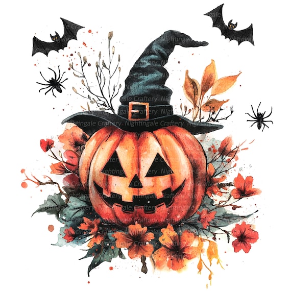 9 ハロウィンかぼちゃのクリップアート、ハロウィンデザイン、印刷可能