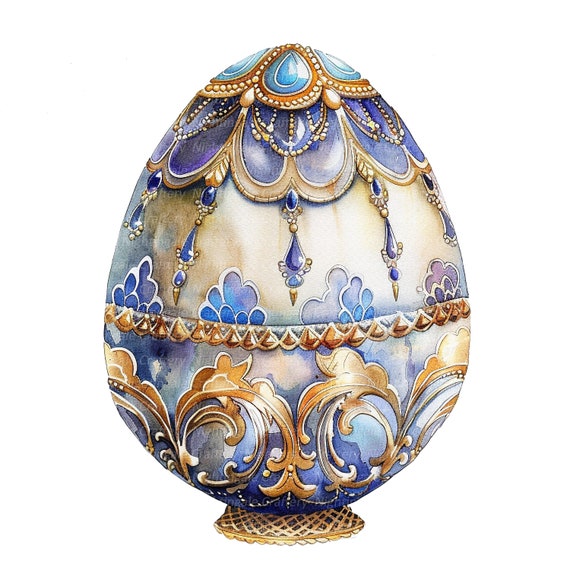 20 ファベルジェの卵のクリップアート、イースターエッグのクリップ