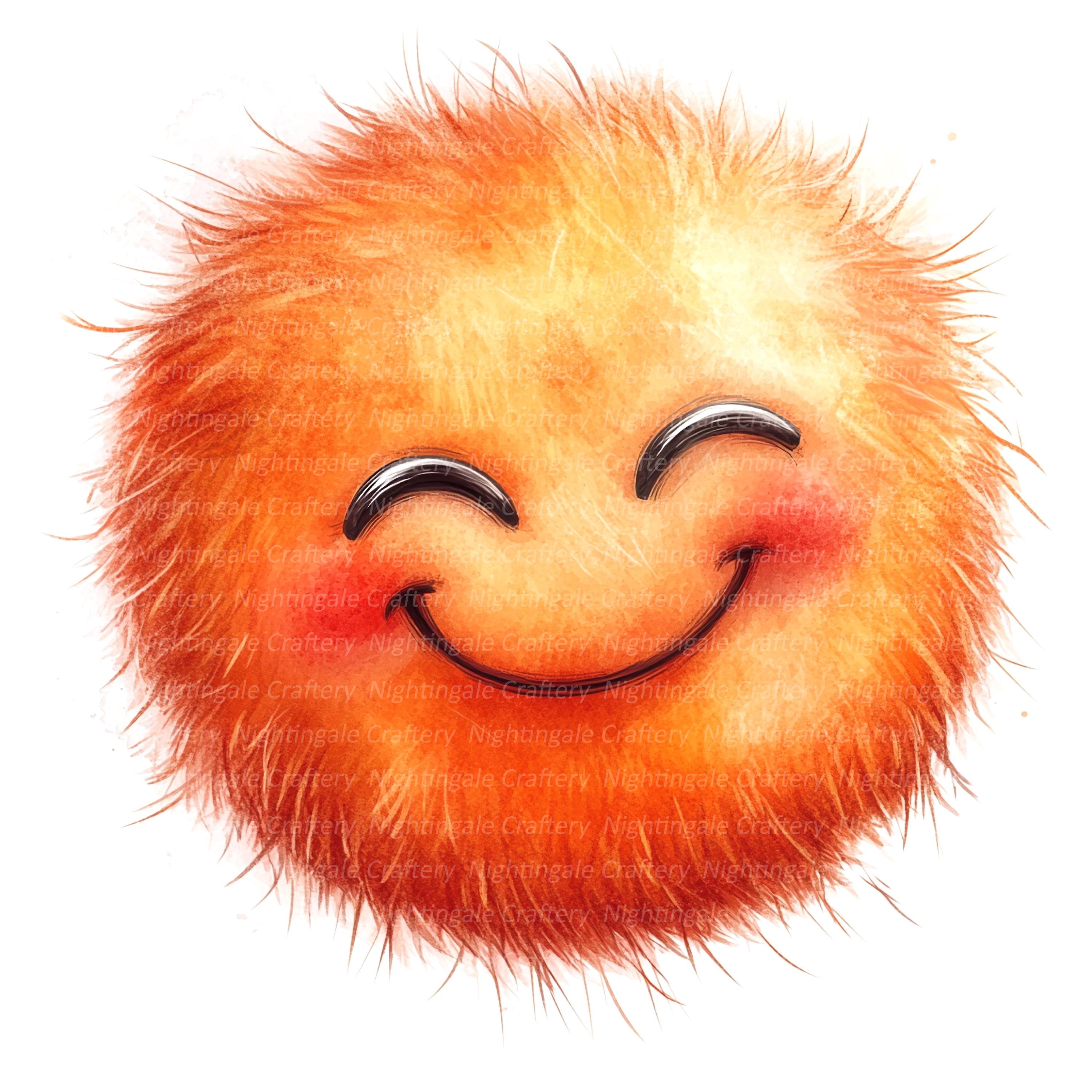 30 PNG Fluffy Emoji Emoticons Clipart, Smiley Clipart, Digital Clipart,  Watercolor Clipart, Transparent Pngs, Digital Download, Paper Craft - Etsy, image size:3000x3000