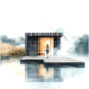 8 vrouw spa clipart, moderne sauna, minimalisme, afdrukbare aquarel clipart, hoge kwaliteit jpg's, digitale download, papercraft, tijdschriften