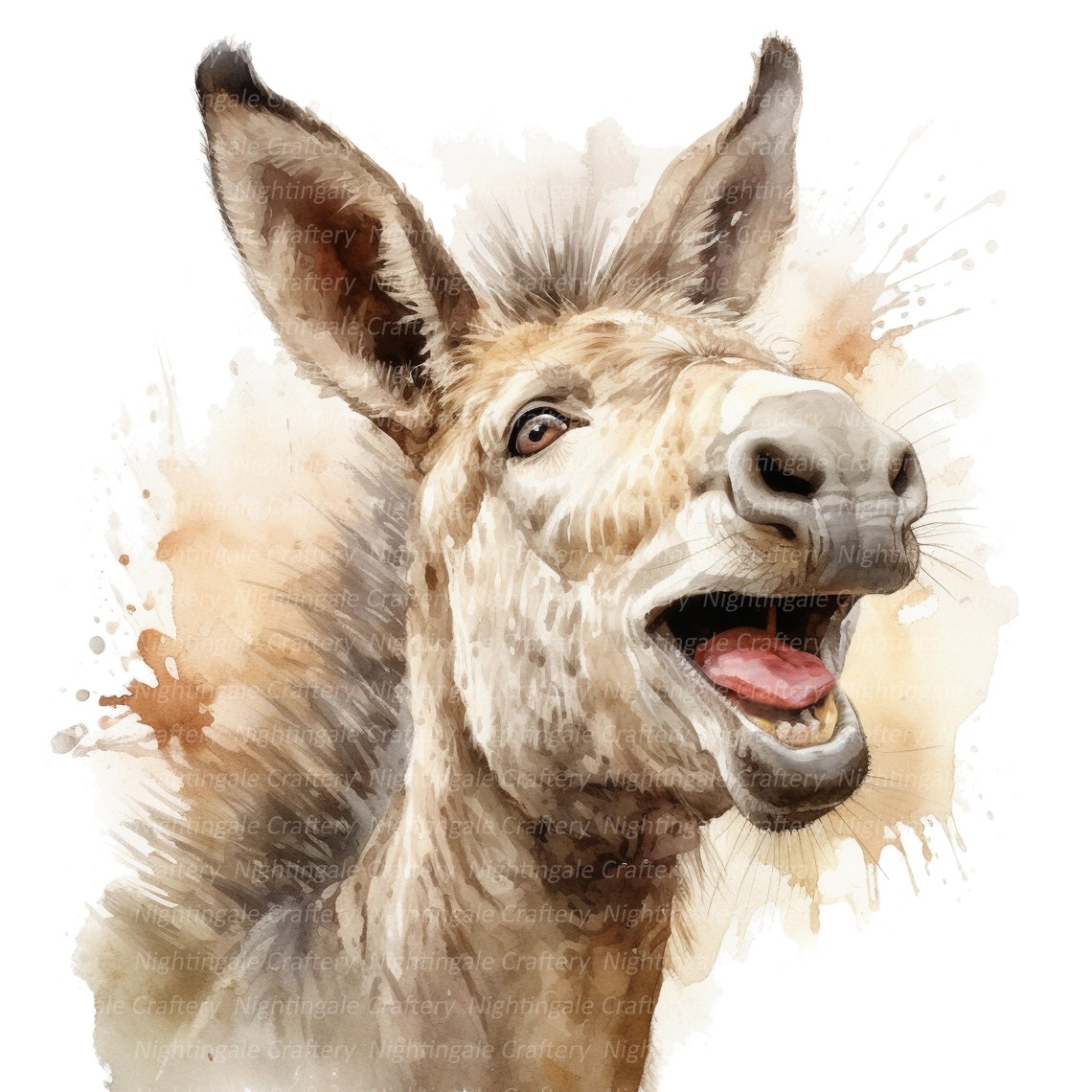 12 imágenes prediseñadas de burro divertido, imágenes prediseñadas de ...