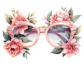 Green Cat Eye Sunglasses: Floral Pin up Retro Style  display picture 3