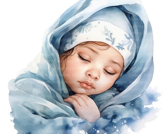 baby sleeping on bownsor (2020 原画)