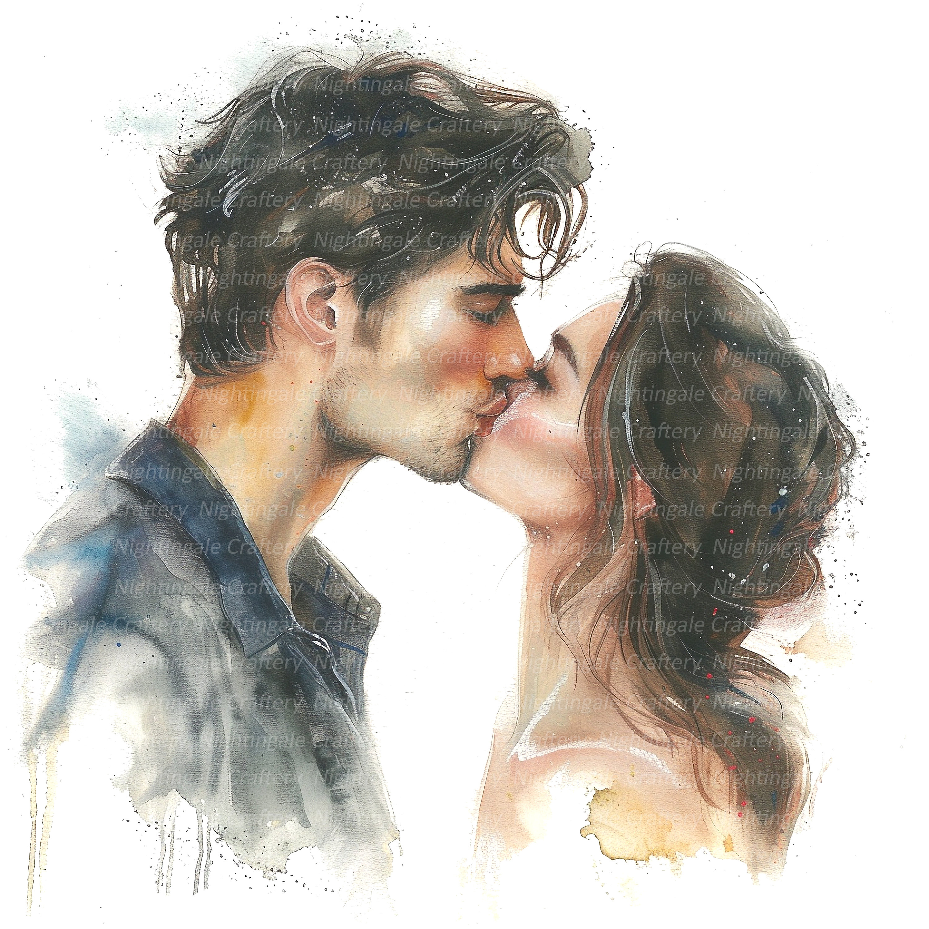 Besos de pareja - Etsy México, image size:3000x3000