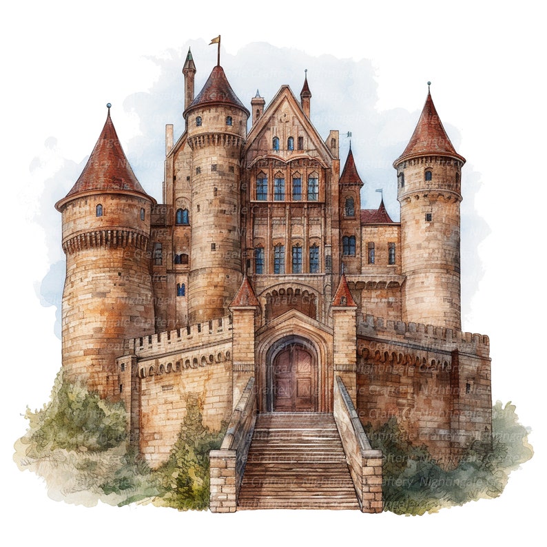 12 Medieval Castle Landscape Clipart Printable Watercolor Clipart 12-medieval-castle-landscape-clipart-printable-watercolor-clipart