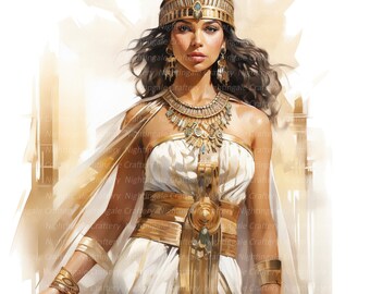 12 古代エジプト クレオパトラ、エジプト クリップアート、印刷可能な