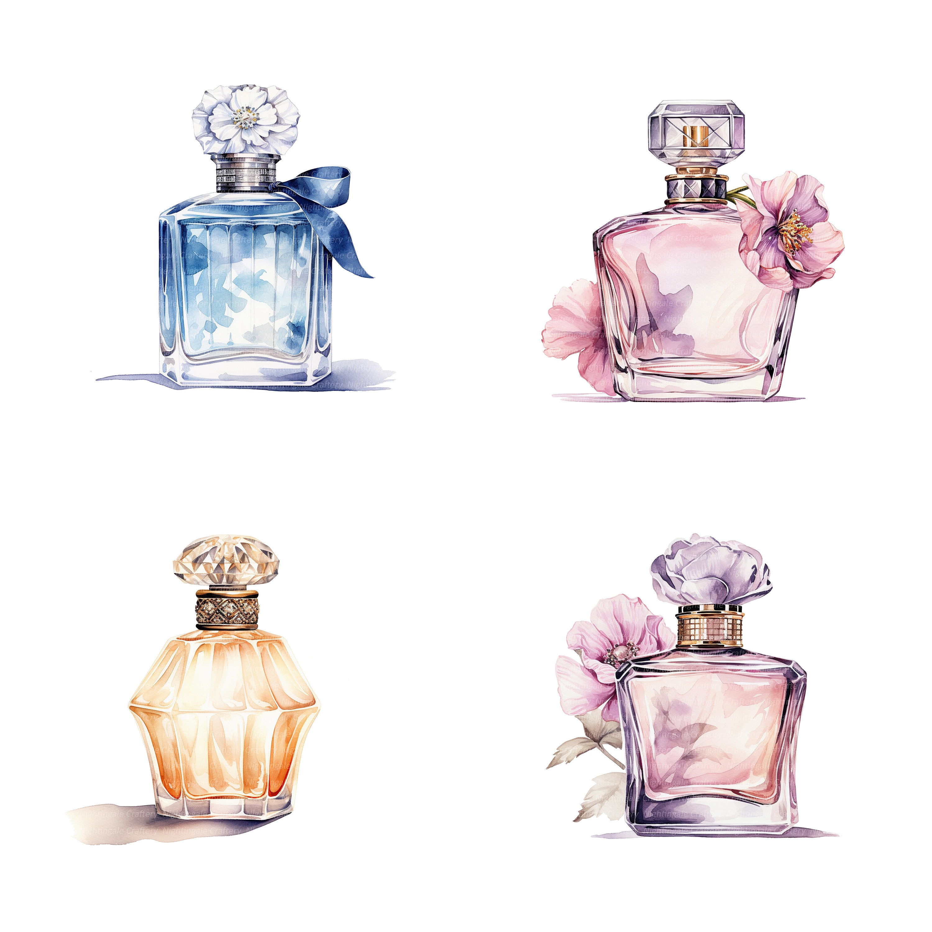 Perfume clip art - Etsy México, image size:3000x3000