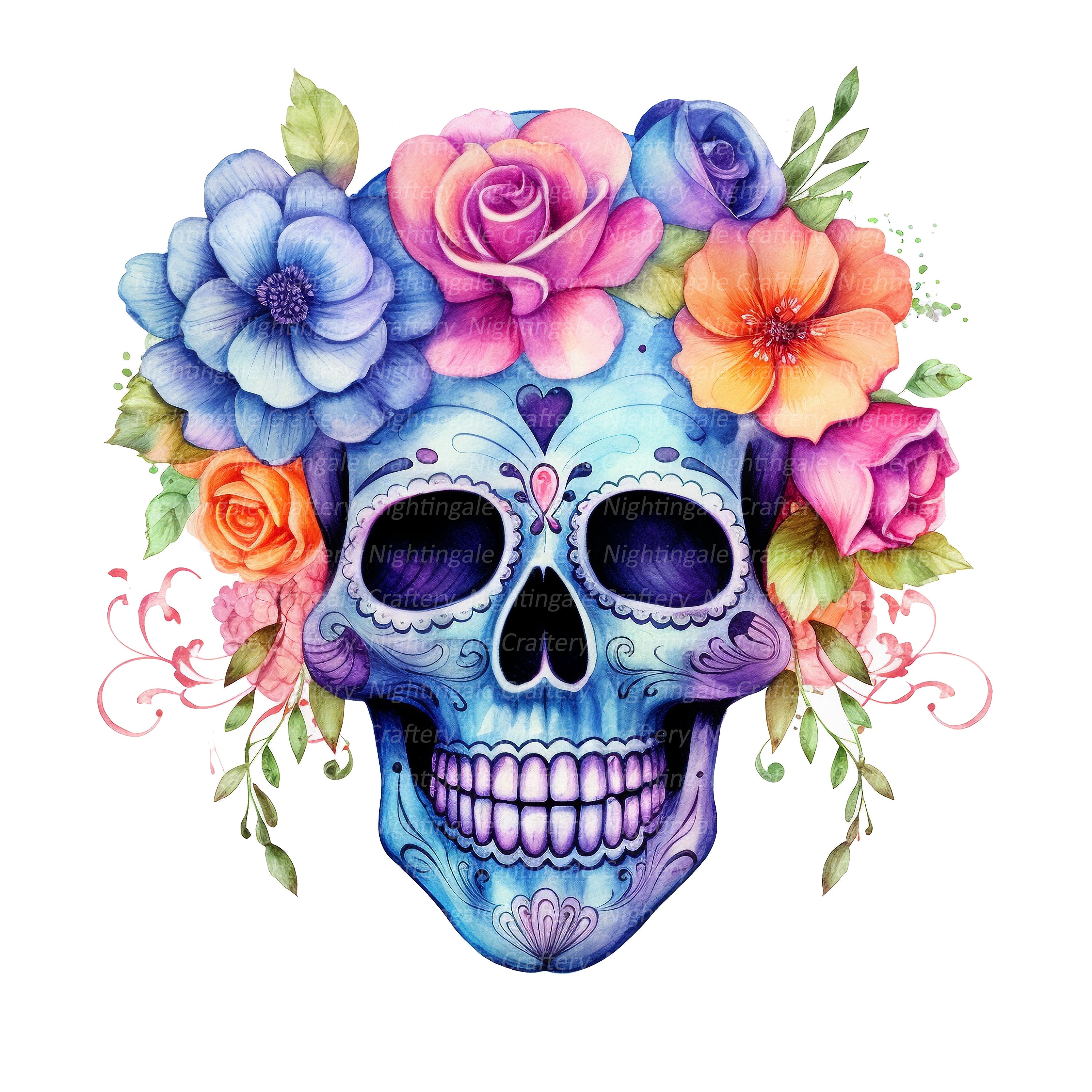 ジグソーパズル SKULLS & FLOWERS BLUE SIGNAL Takashi Murakami Skulls & Flowers Blue Signal Jigsaw Puzzle