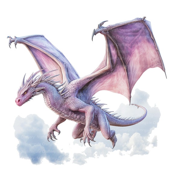 14 ドラゴン クリップアート、中国のドラゴン、印刷可能な水彩画