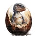 14 Dinosaur Hatching Clipart, Dinosaur Egg, Printable Watercolor ...