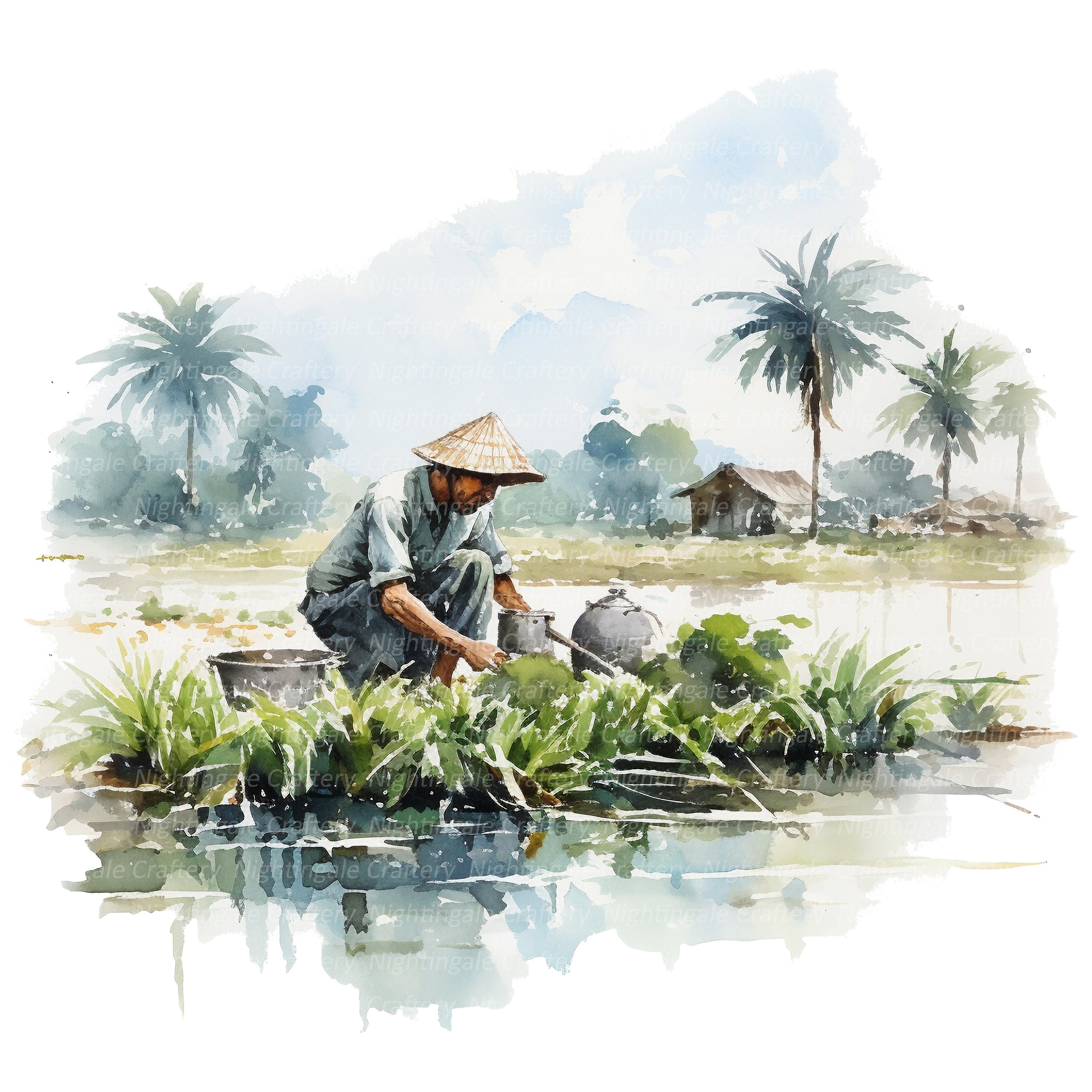 Farm worker art - Etsy 日本
