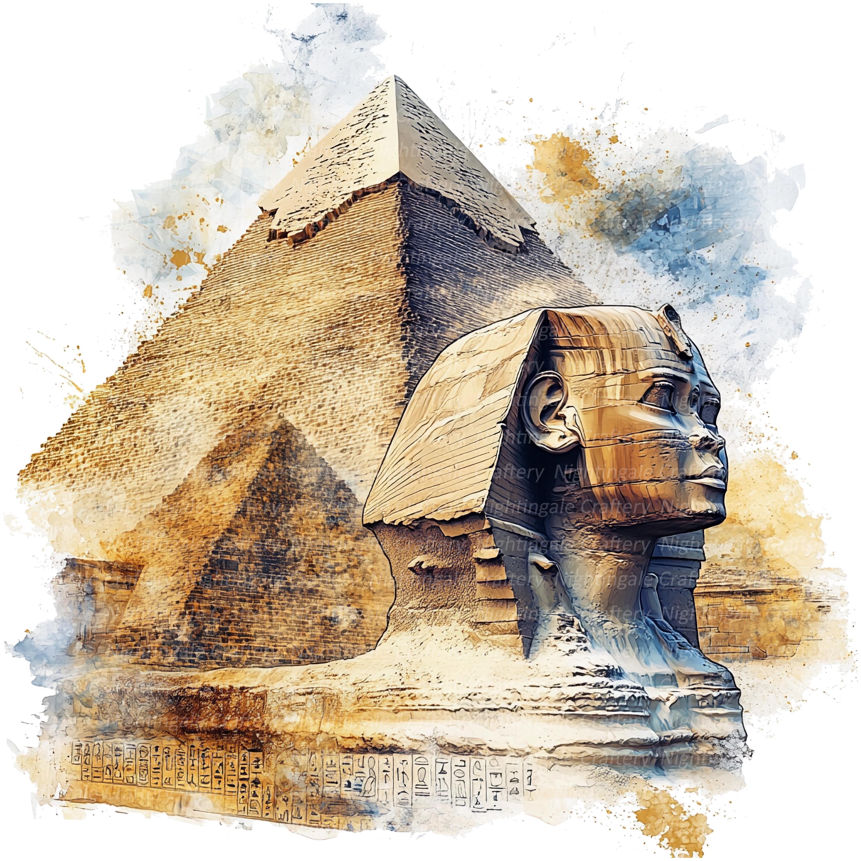 9 スフィンクス ピラミッド クリップアート、エジプト クリップアート
