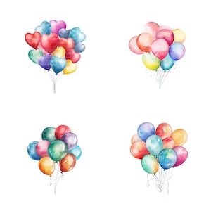 Palloncini colorati gratuito stampabile