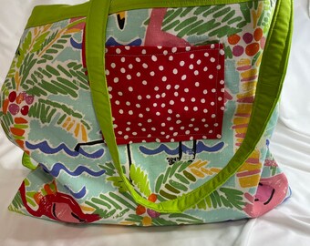 Grocery Bag Re-Usable, Fabric Bundle With Matching Storage Box
