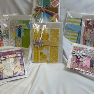 Greeting Card Bundle - Tri Fold card - (8 Cards in Bundle) Size A-2 with Envelopes Greeting CardsFREE SHOPPING BAG with each order