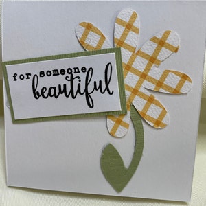 10 Mini &quot;For someone beautiful&quot; Cards | 4&quot;X4&quot; Mini Note Cards | Mini &quot;Just for you&quot; Cards | Mini Note Cards |  Stationery | Greeting Cards