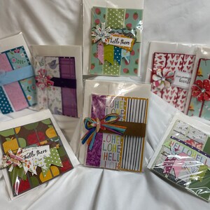 Greeting Card Bundle - Tri Fold card - (8 Cards in Bundle) Size A-2 with Envelopes Greeting CardsFREE SHOPPING BAG with each order