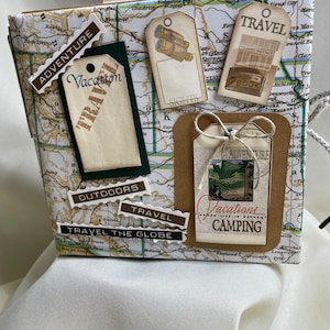 Our Vacation Album, Pre-Made Family Vacation Album, Our Trip Album, Ready-To-Go ScrapbookFREE SHOPPING BAG with each order