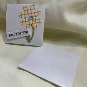 10 Mini &quot;Just for you&quot; Cards | 4&quot;X4&quot; Mini Note Cards | Mini &quot;Just for you&quot; Cards | Mini Note Cards |  Stationery | Greeting Cards