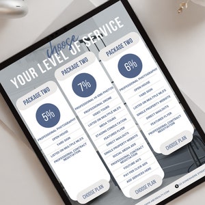 Real Estate Commission Sheet, Commision Sheet Template, Real Estate marketing, Real Estate Canva, Realtor Flyer, Listing Presentation,