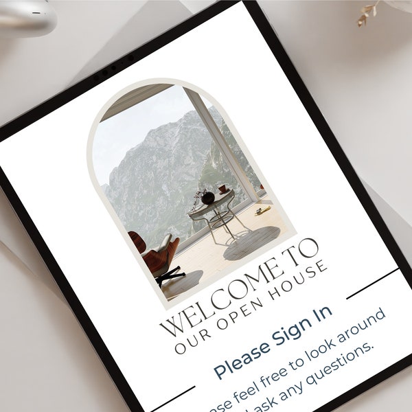 Open House Sign-in Form, Welcome Poster, Open House, Realtor Templates,  Buyer Open House Form, Buyer & Seller Template, Checklist, Form