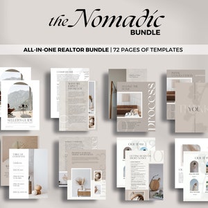 Realtor All-in-One Bundle Kit, Buyer & Seller Guide Template, Buyers Checklist, Seller Checklist, Open House Sign-in Form, Client Input Form