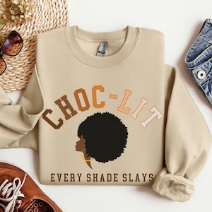 Melanin Sweatshirt for Her, Black Girl Magic, Brown Sugar Shirt for Girlfriend, Black History Month Sweater, Black Lives Matter Supporter