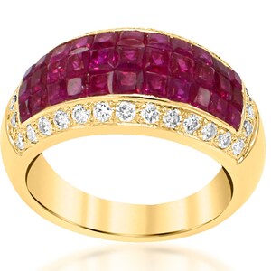 Pierścionek z niewidocznym rubinem. zdjęcie 2