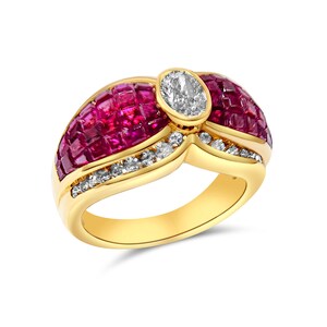 INVISIBLE SETTING RUBY Ring. image 4