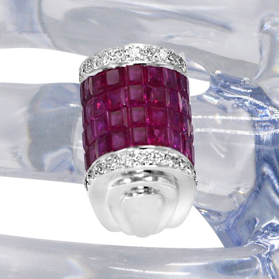 INVISIBLE SETTING RUBY Ring. - image 7