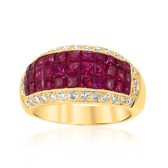 INVISIBLE SETTING RUBY Ring. - image 5