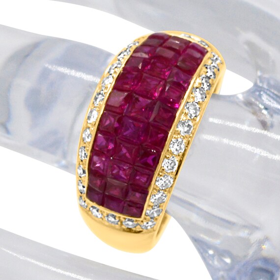 INVISIBLE SETTING RUBY Ring. - image 6