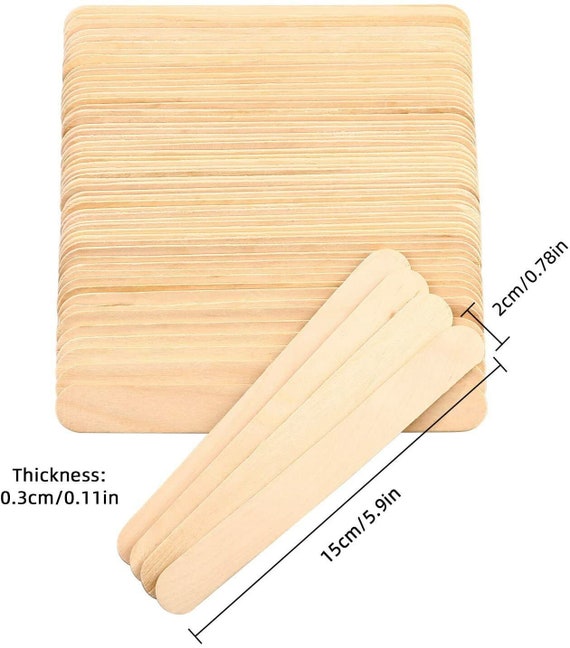 Disposable Wooden Waxing Stick Wax Spatulas Birch Wood Tongue