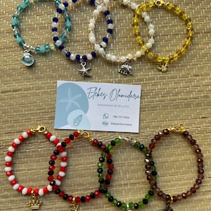 Ilde Sencillo para Todos los Orishas, Yemaya Bracelet, Obatala Ilde, Oshun Bracelet, Shango, Elegua, Ogun, Oya, Santeria Orisha Jewelry