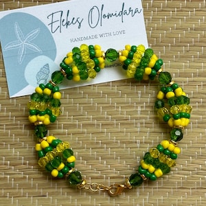 Ilde de Ifa para Awo ni Orunmila, Ilde de Orula con Caminos, Shango Bracelet, Azojuano Bracelet, Yemaya Ilde, Orisha Santeria Jewelry