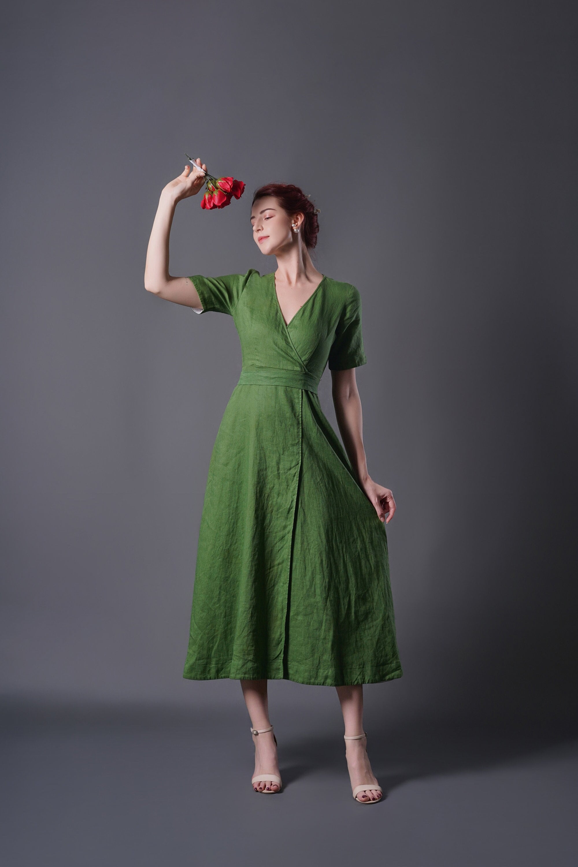 Mother of the Bride Olive Green Dress 