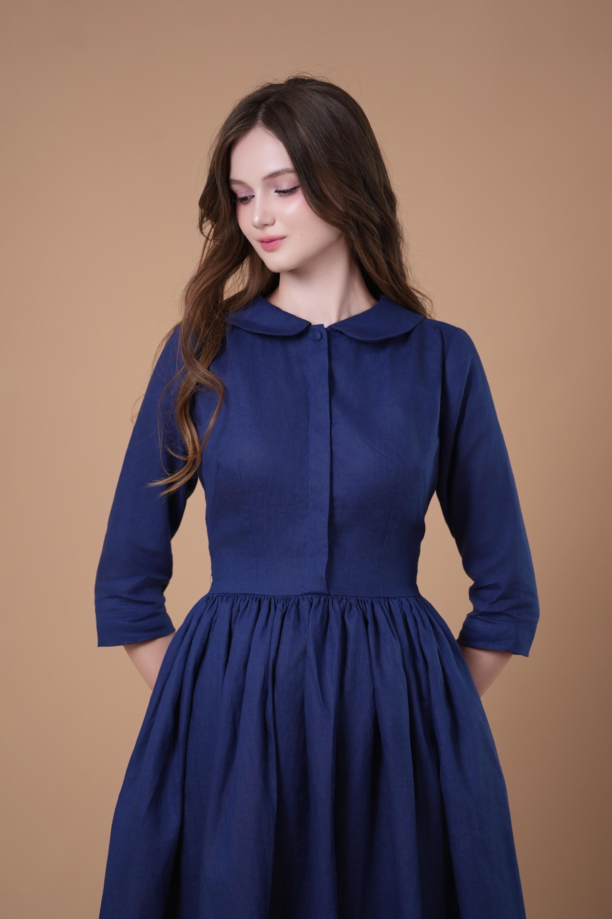 Linen Dress MIAMI, Cottagecore dress, Victorian Linen dress, Fall dress, Women Linen Clothing, Close fitting dress, Fit and Flare Dress Linen Dress MIAMI, Cottagecore dress, Victorian Linen dress, Fall dress, Women Linen Clothing, Close fitting dress, Fit and Flare Dress