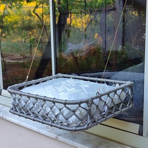 Cat Hammock, Decorative Cat Ped, Cat Bed, Cat Window Perch, Window Cat Bed, Cat Bed, Cat Window Hammock