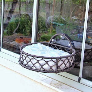 Katzenhängematte, Decoratve Katzenbett, Wohnkultur Bett, dekoratives Kissen, Handgemachte Hängematte, Katzenhängematte, Katzenhängematte Fenster, Katzenmakrameehängematte