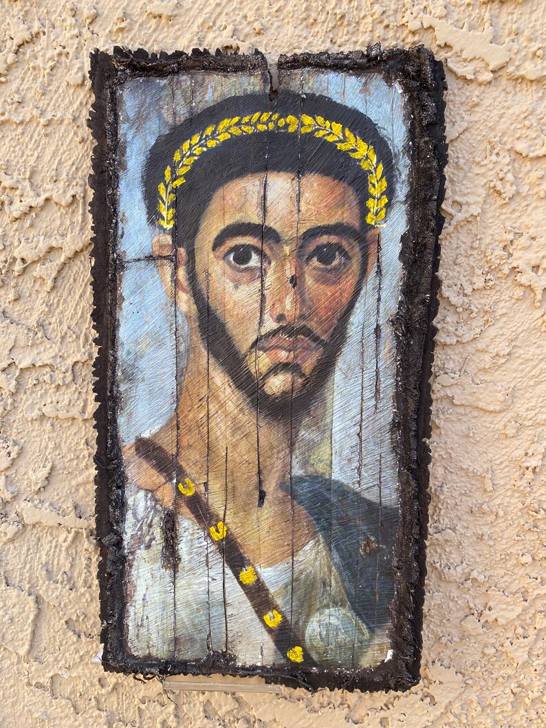 Fayoum Portrait ( Almost Originally ) High Copy Painting of One of the ...