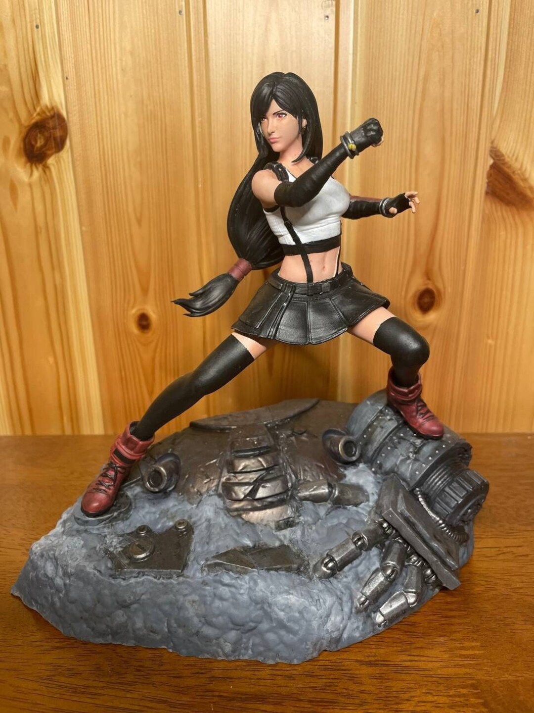 Diorama Inspired by Tifa Lockhart From Final Fantasy 7 - Etsy