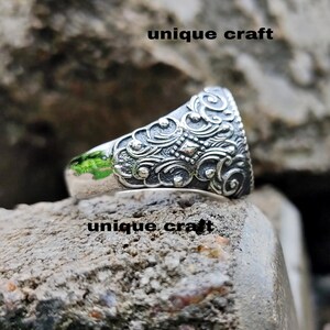 Gothic Skeleton Lovers Ring, Till Death Do Us Part Wedding Band, Oxidized Silver Eternal Love Ring, Memento Mori skull Ring for Men Women image 5