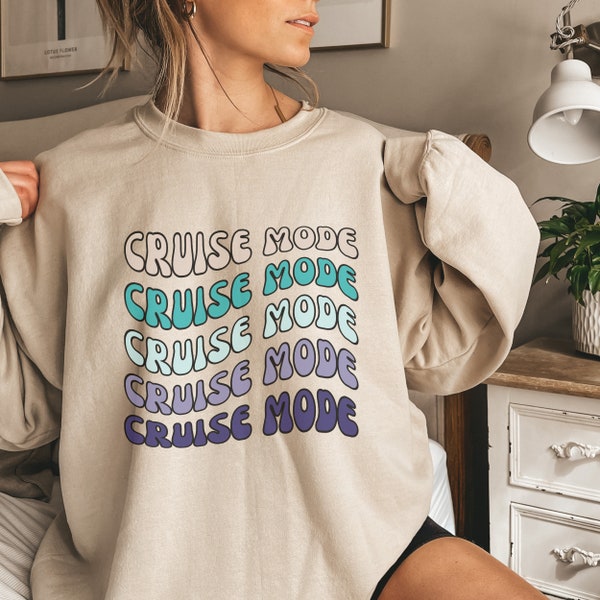 Cruise Mode Family Crewneck Sweatshirt, Cruise Squad Sweatshirt, Family Matching Sweatshirt, Vacation Sweatshirt, Cruise Life Pullover