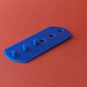 Snapback extender, Increase Hat Size, Prong extender Blue