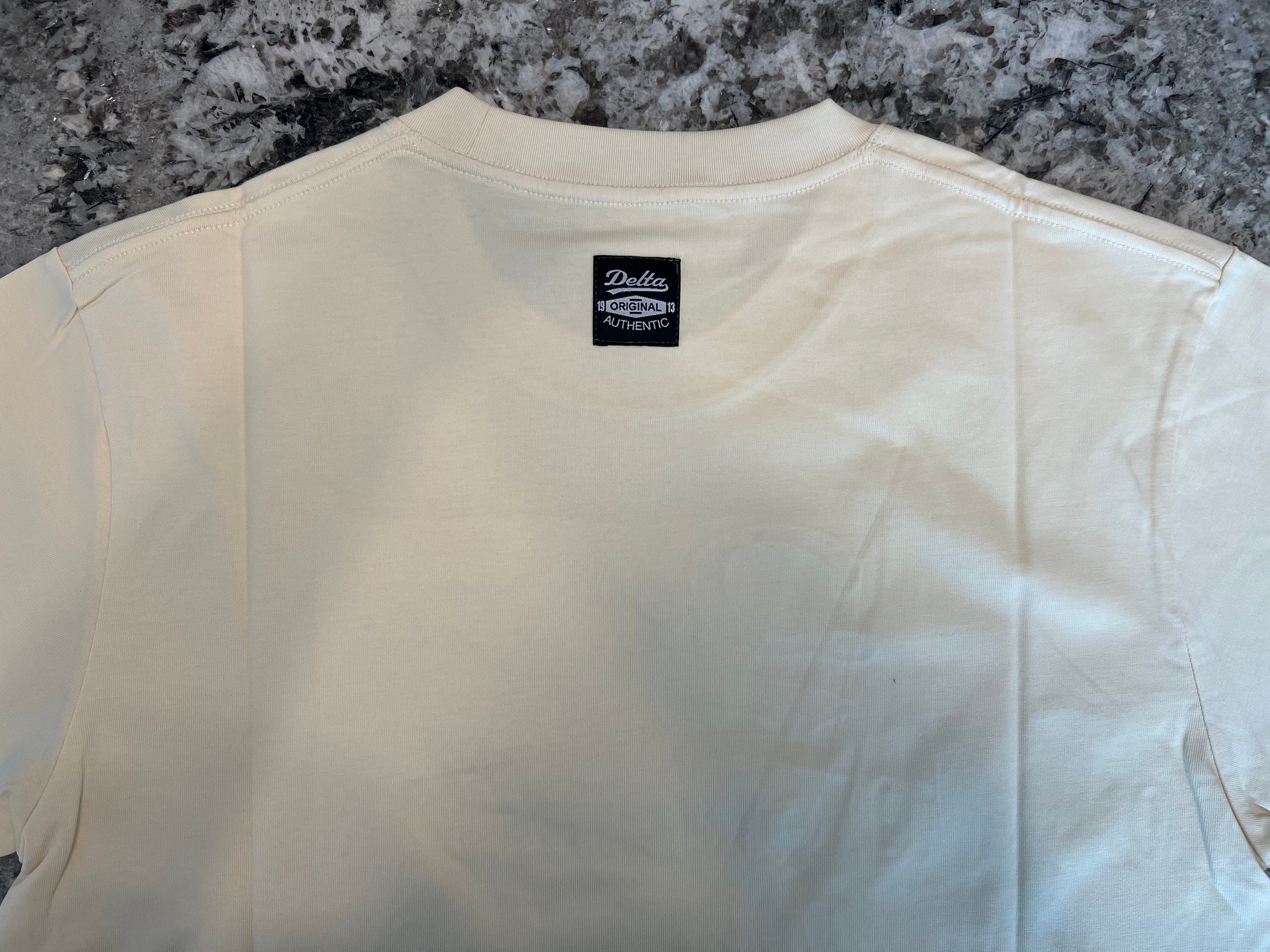 Embroidered T-Shirt/Cardigan Free Spirit Cream