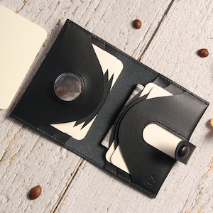 Porte-cartes Airtag | Portefeuille personnalisé pour elle et lui, porte-cartes parfait pour homme, cadeaux pour petite amie et sœur, portefeuille idéal pour couple
