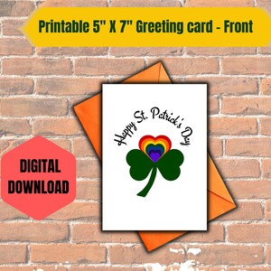 Minimalist St. Patrick&#39;s Day Greeting Card