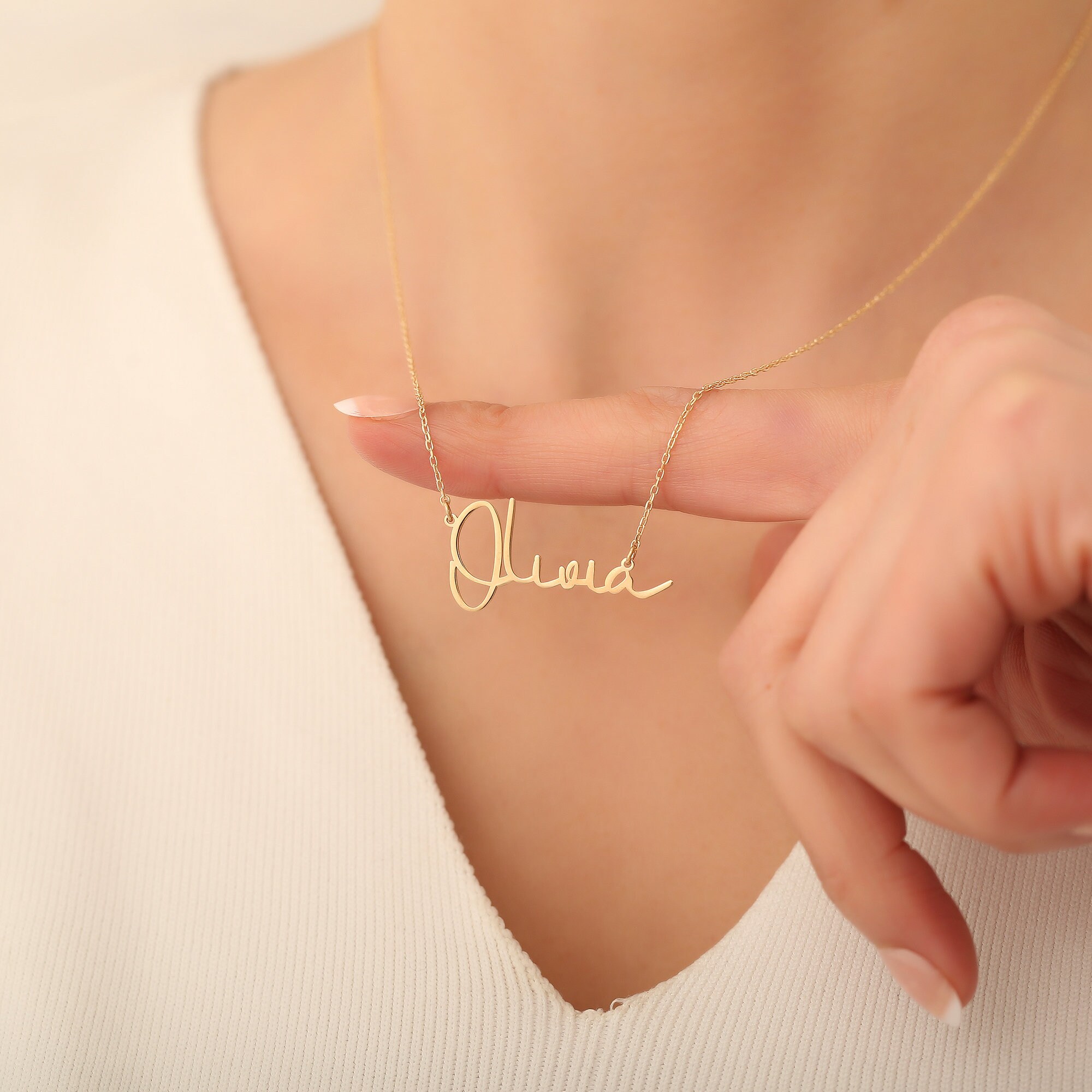 Chain with your name sale