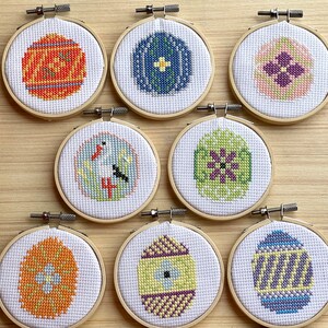 Easter Egg Cross Stitch Pattern BUNDLE