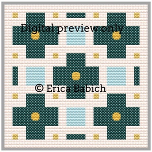 Geometric Cross Stitch Pattern